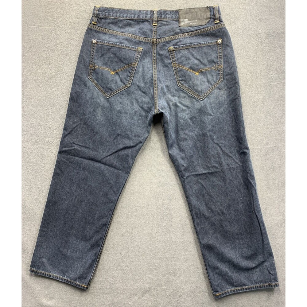 RocaWear Authentic Denim Jeans Men's 1999 Loose Fit Dark Blue Size 36X30 Y2K - Picture 1 of 16